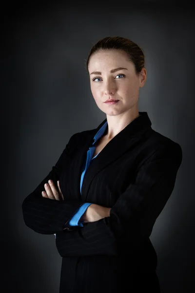 Retrato empresarial de la mujer trabajadora — Foto de Stock