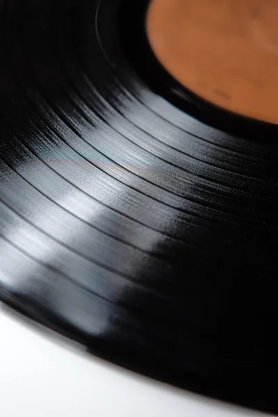 Close up of vinyl LP record — Stock Photo, Image