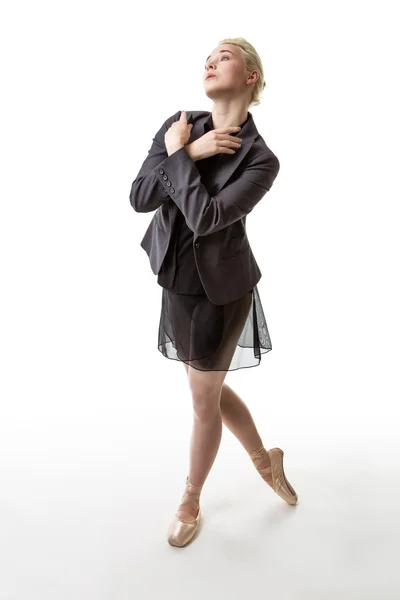 Mujer de negocios lista para bailar —  Fotos de Stock