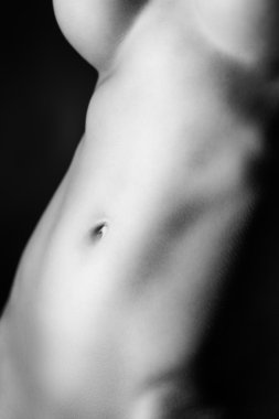 Seksi güzel kadın çıplak poz