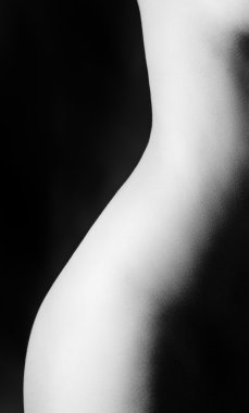 Zarif kadın ince karın