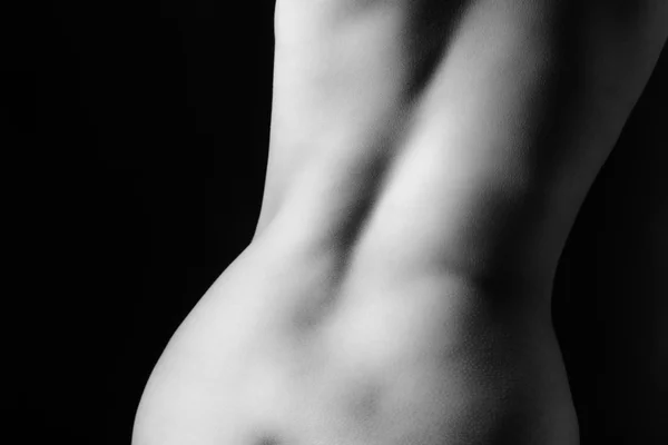 Оголена жінка спиною і стегнами — стокове фото
