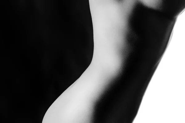 エレガントな女性のスリムな腹部 — ストック写真