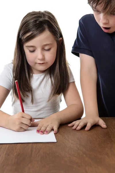 Trabajar duro con la escritura —  Fotos de Stock