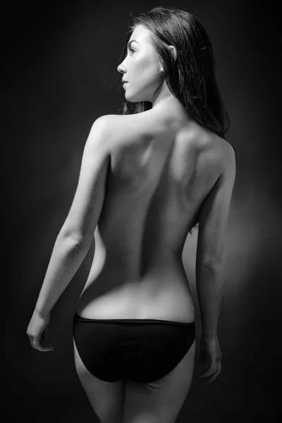 Espalda sexy de la mujer en forma — Foto de Stock