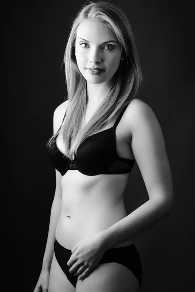 Underwear model shot in studio — Stock Photo, Image