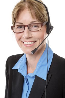 Telefonla satış kadın kulaklık