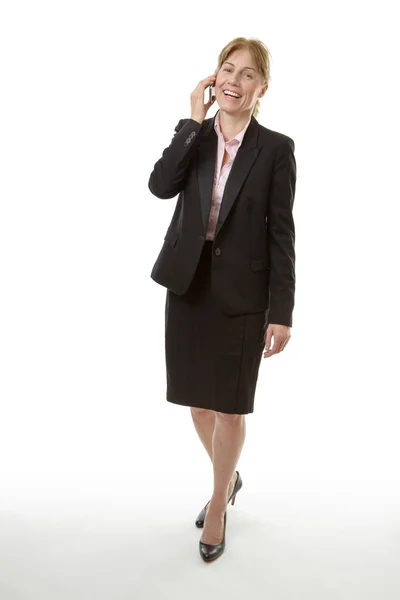 Business woman on phone — Stock Photo, Image