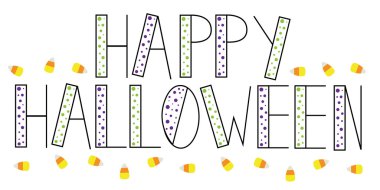 Mutlu Cadılar bayramı şekeri