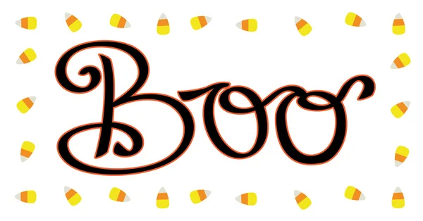 Joyeux Halloween Boo — Image vectorielle