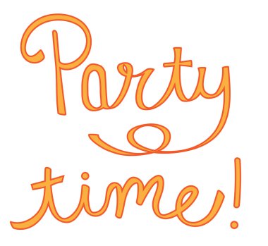 Parti zamanı! Yazı