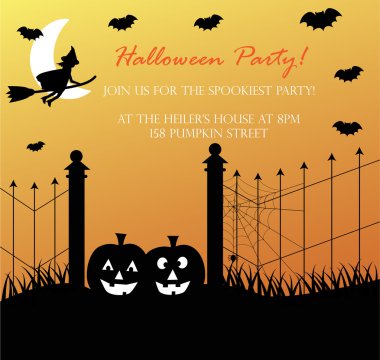Spooky halloween davet