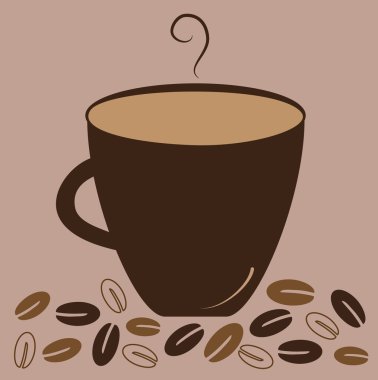 sıcak kahve ile Buhar