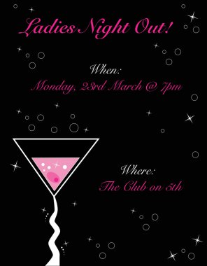 Ladies Night Out vector Ladies Night Out vector