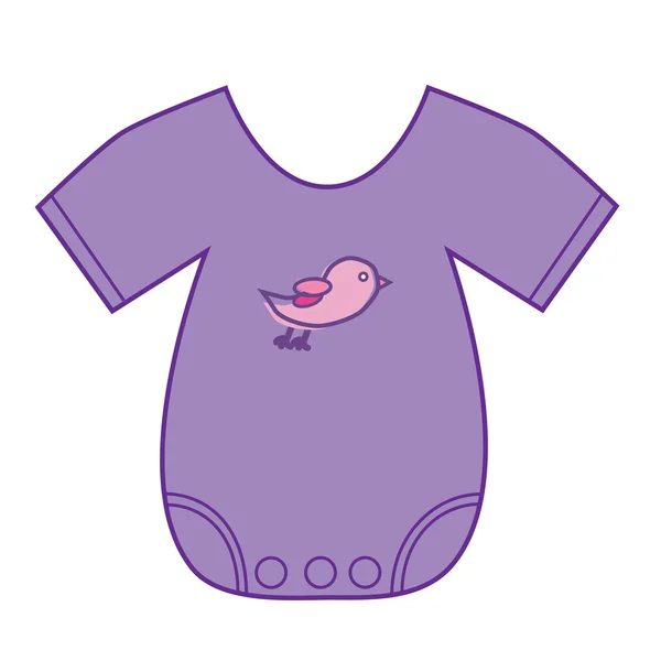 Babykläder flicka — Stock vektor