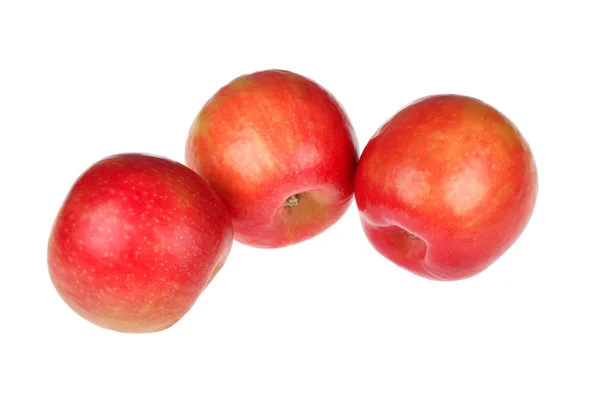 Свежие красные яблоки — стоковое фото