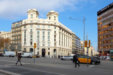 Barcelona'da bir kentsel bölgesinin mimari