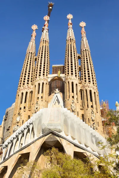 Katolik Barcelona'da Sagrada Familia Bazilikası