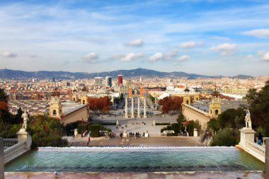 Plaza de España'nın, barcelona, İspanya