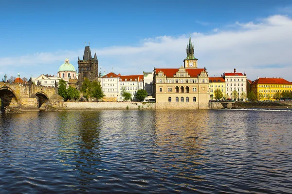 Rio Vltava em Praga, República Checa . — Fotografia de Stock