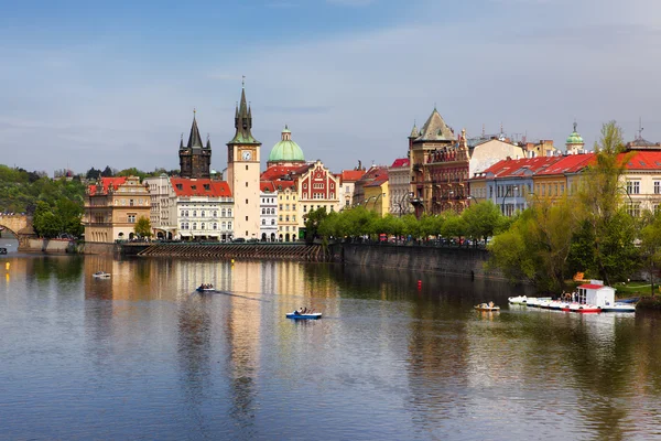 Vltava river in Prague, Czech Republic. — Stock Photo, Image