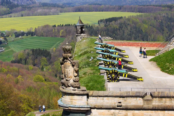 La forteresse de Koenigstein. Suisse saxonne, Allemagne — Photo