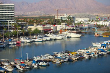Yerleşik yat ve Fshing tekne Eilat, İsrail