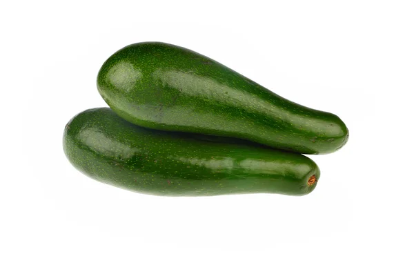 Avocado auf weißem Hintergrund — Stockfoto