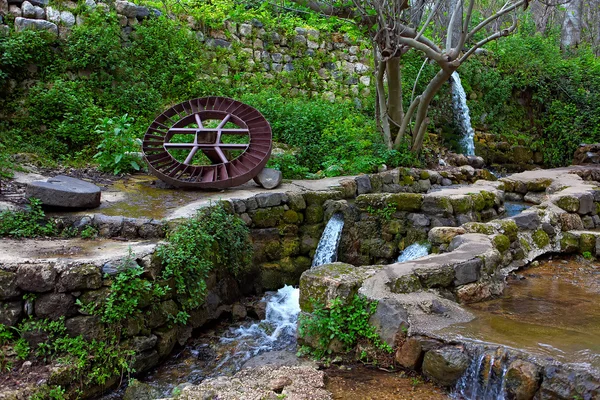 Banias Golan Heights.Israel bir doğa rezerv olduğunu