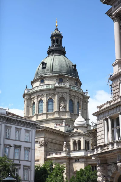 Vista Basílica San Esteban Budapest Uno Los Principales Monumentos Ciudad —  Fotos de Stock