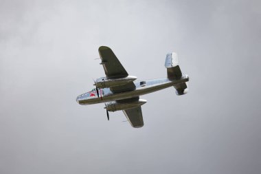 BUDAPEST, HUNGARY - 24 Haziran 2018: Bir B-25J 