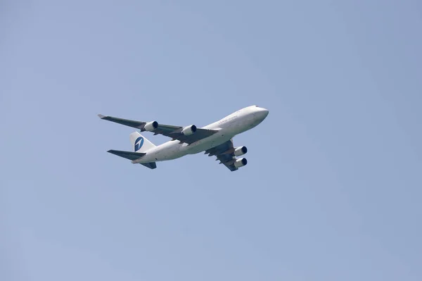 Tel Aviv Israel Kwietnia 2021 Cal Cargo Airlines Boeing 747 — Zdjęcie stockowe