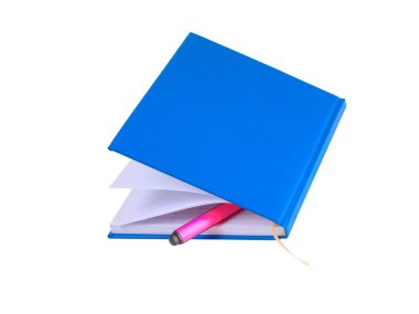 defter ve renkli marker 