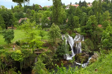 köy rastoke, Hırvatistan.