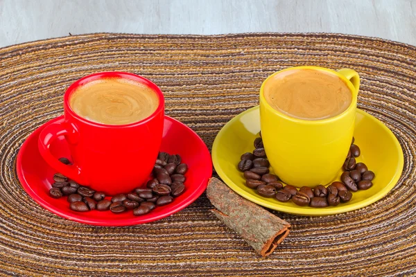 Kopjes koffie — Stockfoto