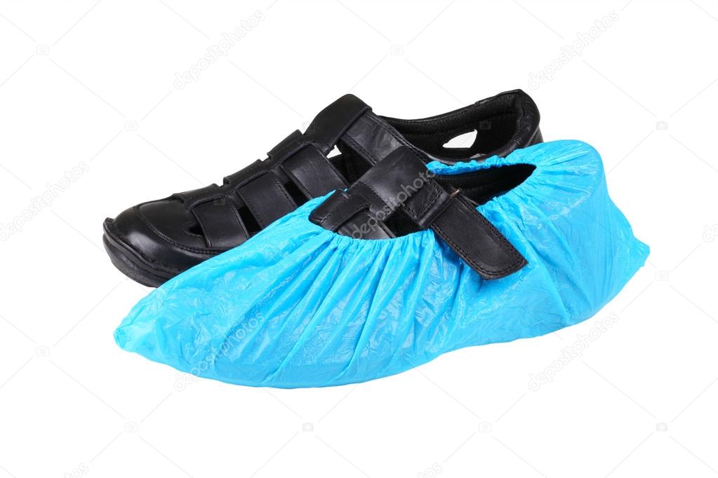 sandals  in overshoes 