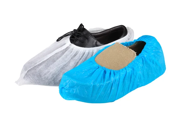 Zapato en overshoes — Foto de Stock