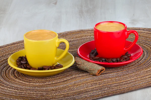 Cups of coffee — Stock Photo, Image