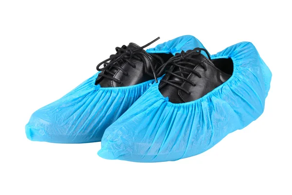ओवरशू में पुरुषों के जूते — स्टॉक फ़ोटो, इमेज