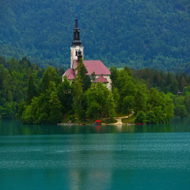 adada Bled Gölü, Slovenya 