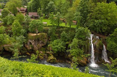 köy rastoke, Hırvatistan. 