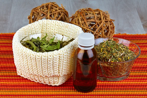 Produtos naturais e biológicos caseiros — Fotografia de Stock