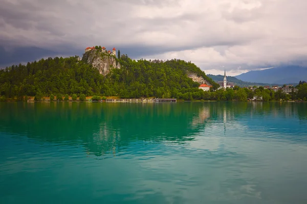 Ausgebluteter See, Slowenien — Stockfoto