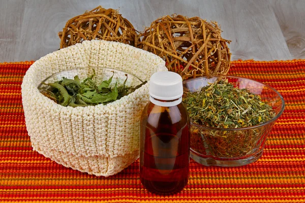 Produtos naturais e biológicos caseiros — Fotografia de Stock