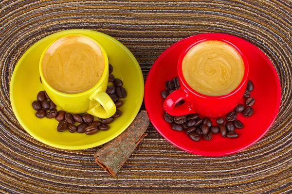 Kopjes koffie — Stockfoto