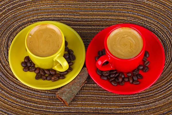 Kopjes koffie — Stockfoto