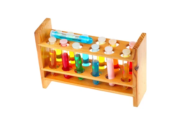 Colorful  test tubes — Stock Photo, Image