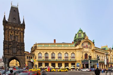 Toz Kulesi ve Belediye Binası, Prague, Çek Cumhuriyeti 