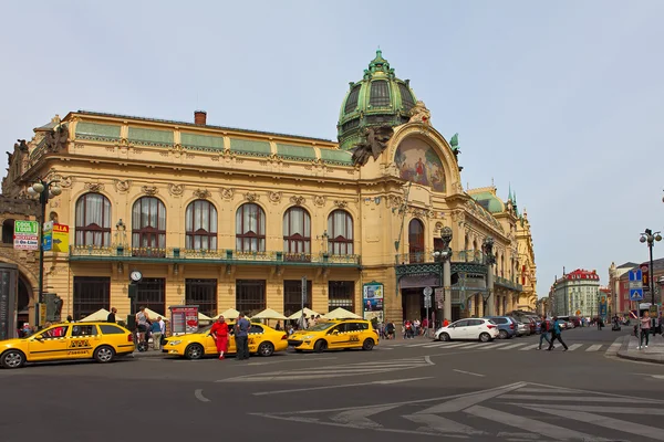 Муниципальный дом, Огюст, Чехия — стоковое фото