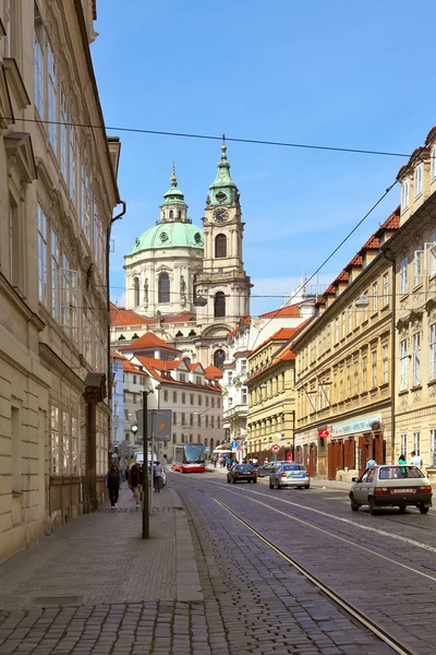 Prag'ın sokağı — Stok fotoğraf